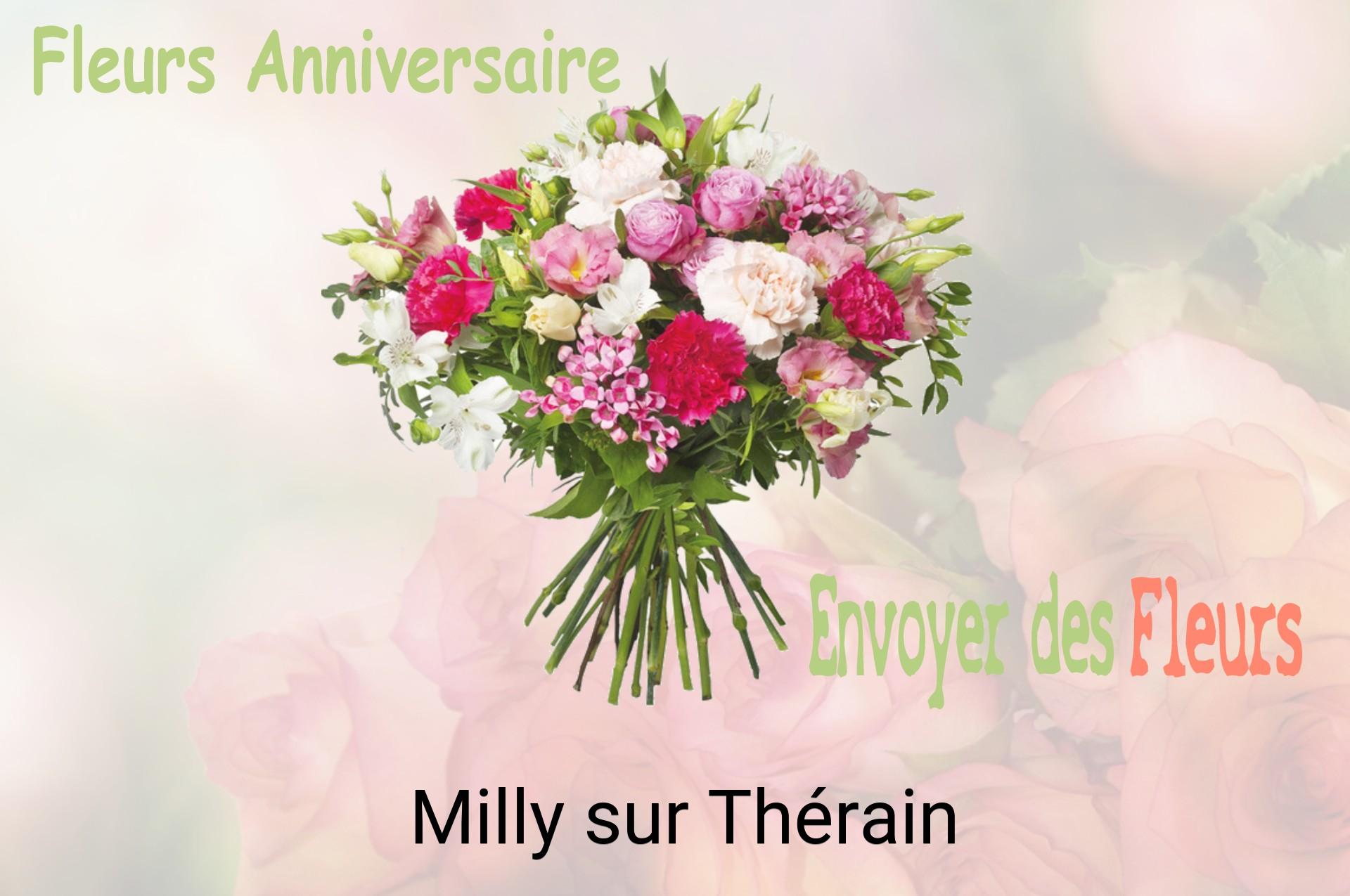 Bouquet de fleurs d’anniversaire livré à Milly-sur-Thérain