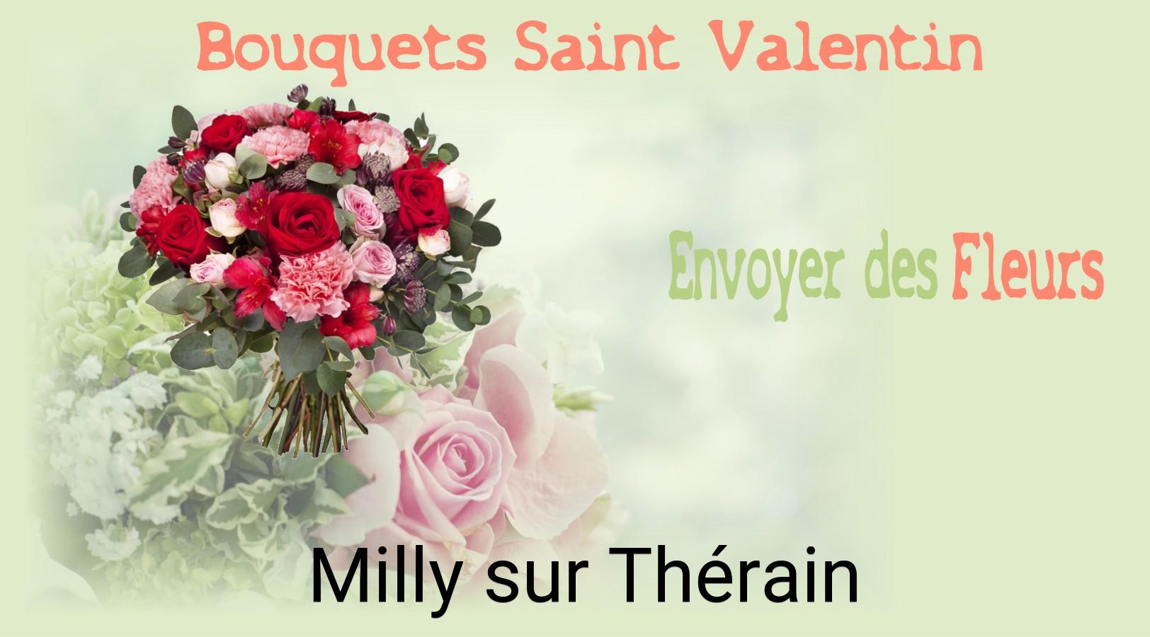Roses de Saint-Valentin livrées à Milly-sur-Thérain